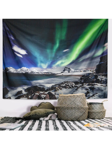 Moss Rose Recycled Poly Tapestry Aurora